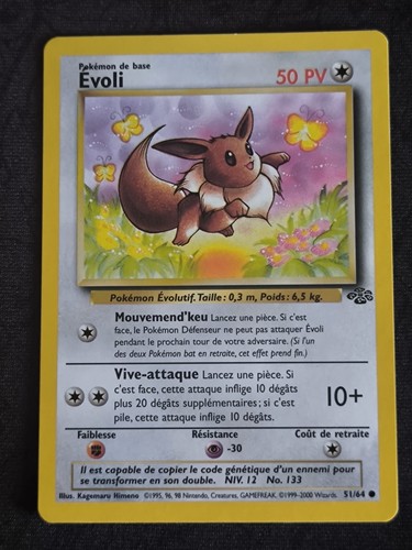 Carte pokemon evoli 64 - pokemon,