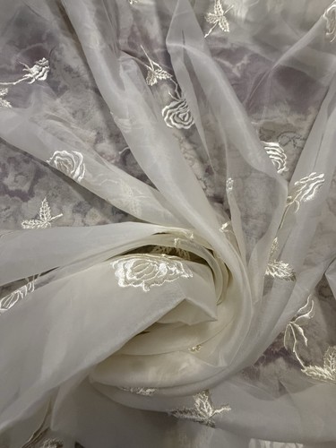 Tissu organza broderie - , 100
