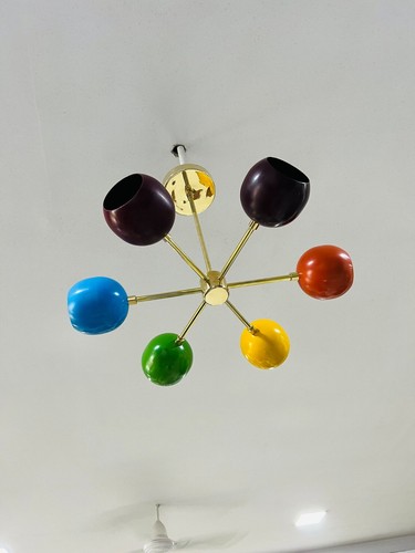 Lustre spoutnik laiton - spoutnik, en
