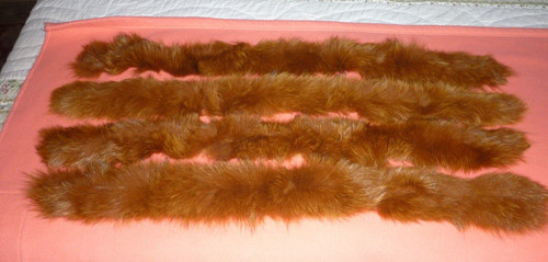 Col echarpe fourrure - fourrure, renard