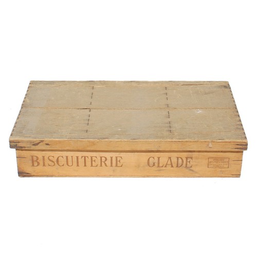 Ancienne grande boîte bois - grande, en