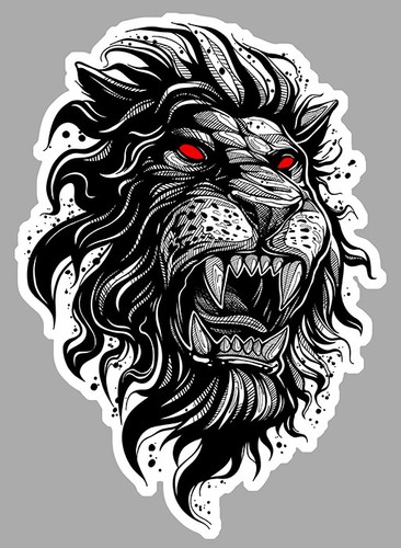 Tete lion roi - de,