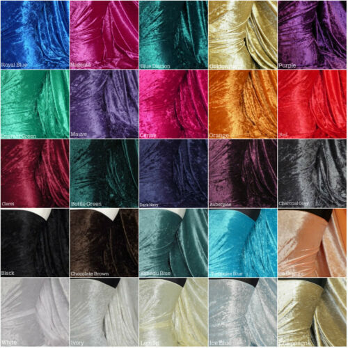écrasé tissu velours - Écrasé,