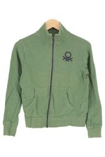 United Colors of Benetton Gilet Enfant Vert Fermeture Éclair (EU 146)