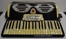 Iorio Accordion Black & White Tone Vintage Made In Italy SH-A7