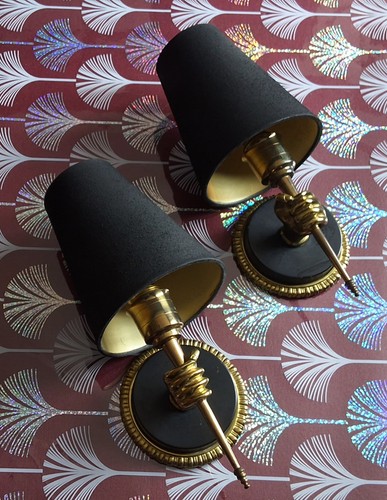 Ancienne paire appliques - d',