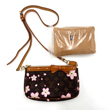 LOUIS VUITTON Monogram Cherry Blossom Takashi Murakami Pochette  M92006 #AR0023