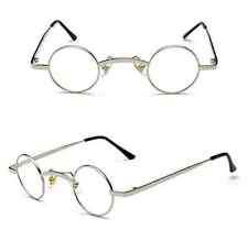 Lunettes Vintage Petites Rondes Verres Clairs Large Pont Mode