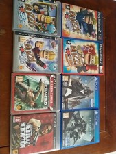 LOT DE 8 JEUX Playstation PS2 PS3 PS4 Destiny BUZZ Red Dead rédemption Uncharted