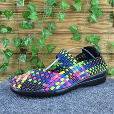 Serene Island Women Keyo Mary Jane Multicolor Fabric Sz 9 Medium  Used 2025