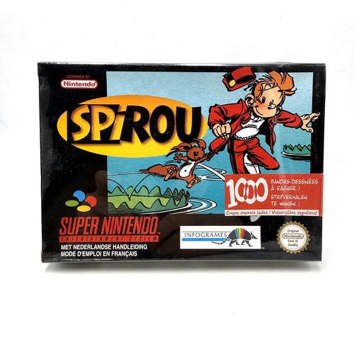 Spirou super nintendo neuf - spirou,