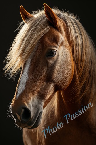 Photo cheval portrait - a4,