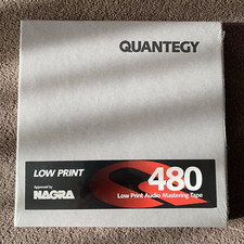 Bande magnétique audio 1/4" Pour Nagra – Quantegy 480 bobine plastique 7" 18 cm