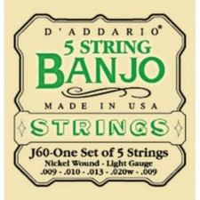 5 Cordes BANJO - ADDARIO |  009-009
