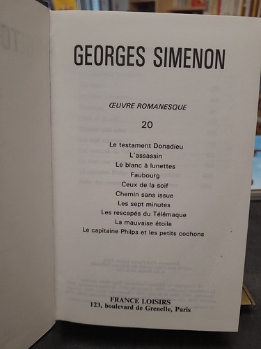 Tout simenon de georges - simenon,