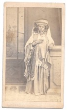 Photo CDV Ouled Nail in traditional costume Mouttet Léonce Nesme Alger Algeria