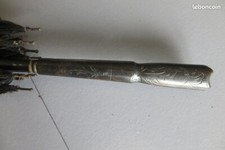 Ancien parapluie noir pour manche ou collection