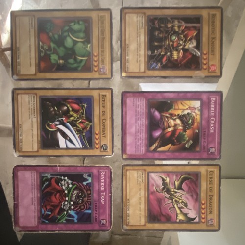 Lot 6 cartes - yu-gi-oh!,