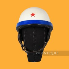 SFRY Yugoslavia Traffic Moto Unit Biker Casque Helmet Red Star Insignia Italy
