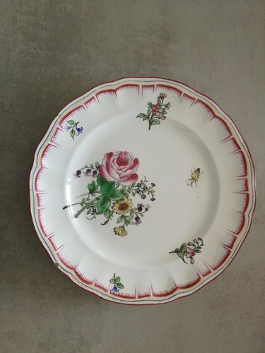 Assiette ancienne lunéville - assiette,
