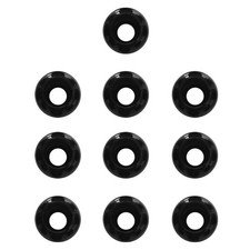 10 pièces noir en plastique