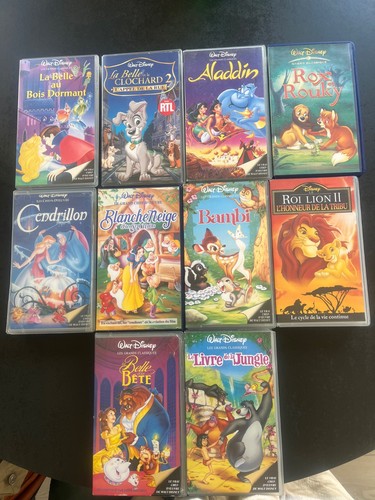 Lot cassettes vhs disney - 10,