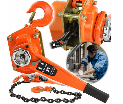 Chaine levage 3m treuil - chaine,