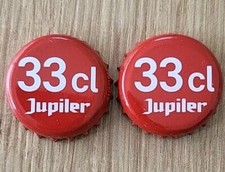 2  capsules kronkorken Identiques Bière  JUPILER    Belgique 