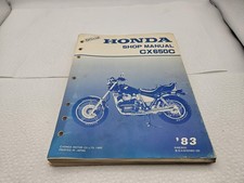 1983 Honda CX650C Shop Service Repair Manual OEM Factory Motorcycle CX 650C 83
