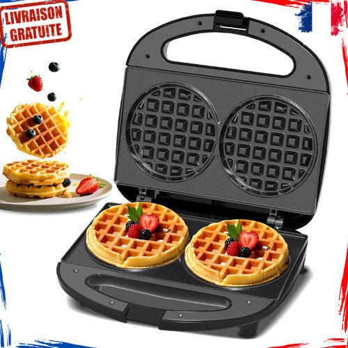Mini gaufrier double 750w - mini,
