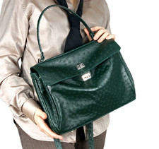 Sac fourre-tout de luxe vert