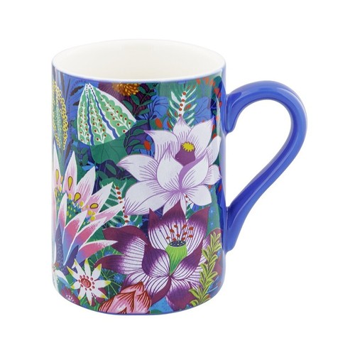 Mug pylones fleurs eau - mug, d’eau