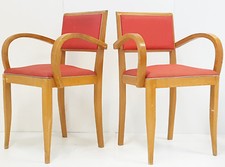 VINTAGE 1950 ROCKABILLY 50S 50'S 50'S 50S FRENCH BRIDGE CHAIRS PAIR