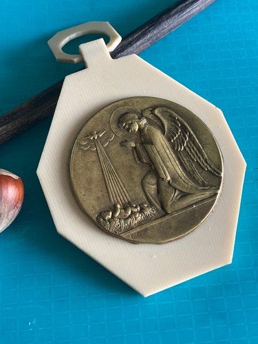 Ancienne fine médaille ange - fine,