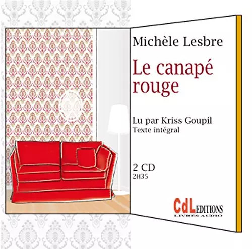 Canape rouge cd - canape,