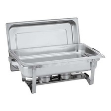 Chafing Dish Avec Réchaud Et Couvercle Rectangulaire 62x35,5x32 Cm