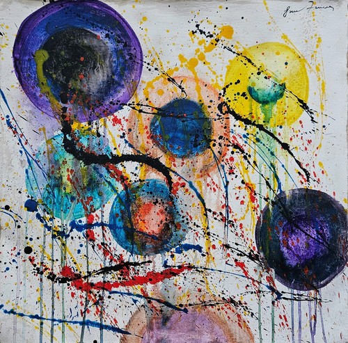 Peinture huile - peinture, à
