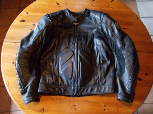 Blouson moto cuir noir - blouson,