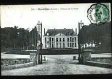 SANDILLON (45) WROUGHT IRON PORTAL at the CHATEAU de LA PORTE in 1922
