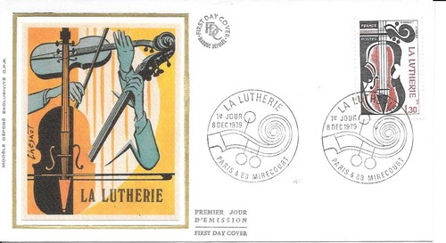 France 1979 fdc lutherie yt - fdc,