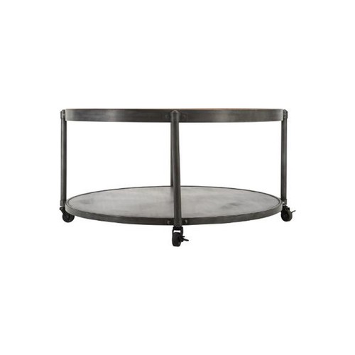 Table basse ronde métal - basse,