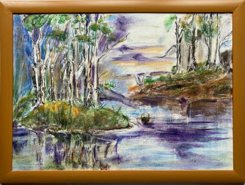 Tableau moderne paysage - tableau,