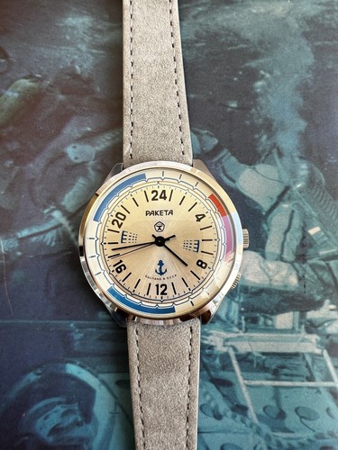 Montre raketa marine 24h - montre,