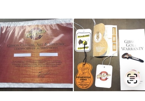 Gibson custom shop coa - gibson,