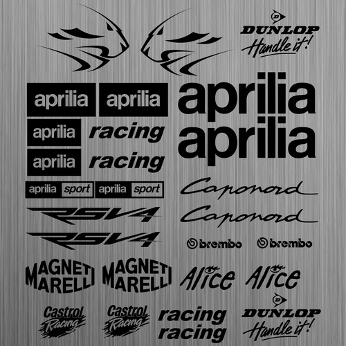 Aprilia rsv4 autocollant - rsv4,