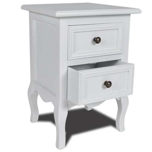 Table chevet 2 tiroirs - table, de