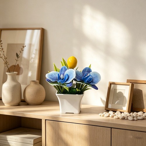 Orchidée artificielle pot - orchidée, en