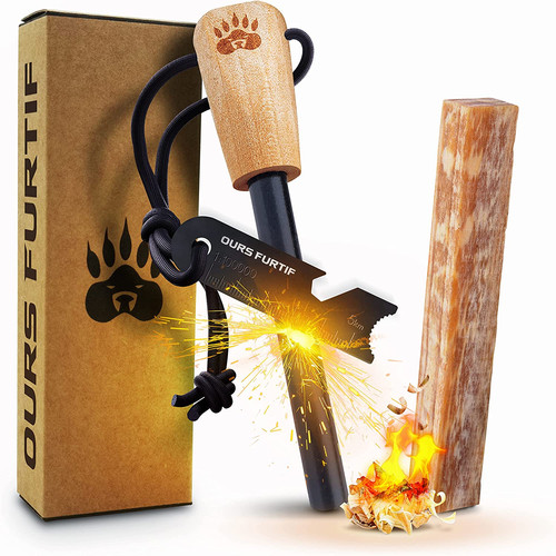 Kit firesteel pierre - firesteel, feu