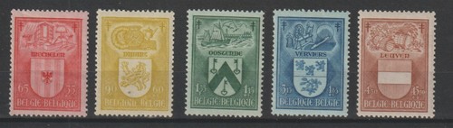 Belgium 1946 cob - -, 743/7**