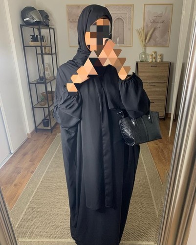 Abaya voile intégré - voile,